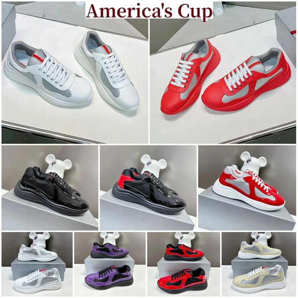 Designer Herren Americas Casual Sneakers Cups Schuhe Luxusraum Hochlauf Low Top White Womens Plattform Schwarze grüne gelbe Mode Outdoor -Sporttrainer im Freien