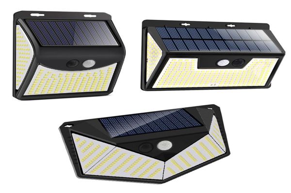 Solar Power LED Solar Light Outdoor Wall LED Solarlampe mit PIR Motion Sensor Nacht Sicherheitsbirne Street Yard Path Gartenlampe3781058