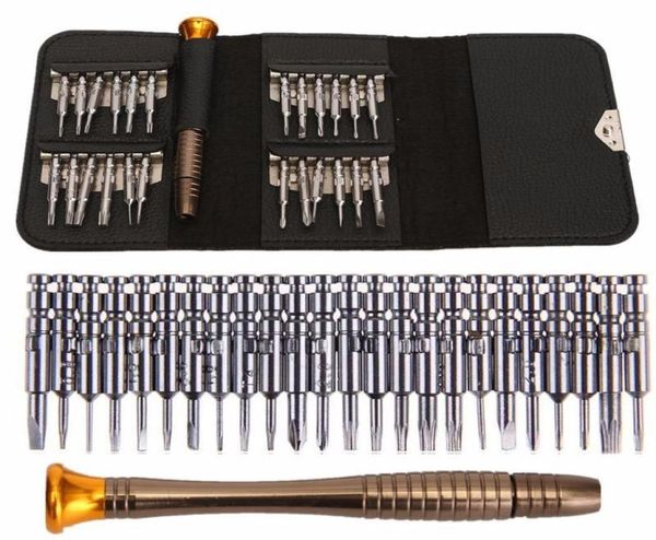 Chave de fenda Torx Torx de 25 em 1 para iPhone Laptop Eletrônica de celular Ferramentas de reparo de telefone celular Definir ferramentas externas úteis7631070