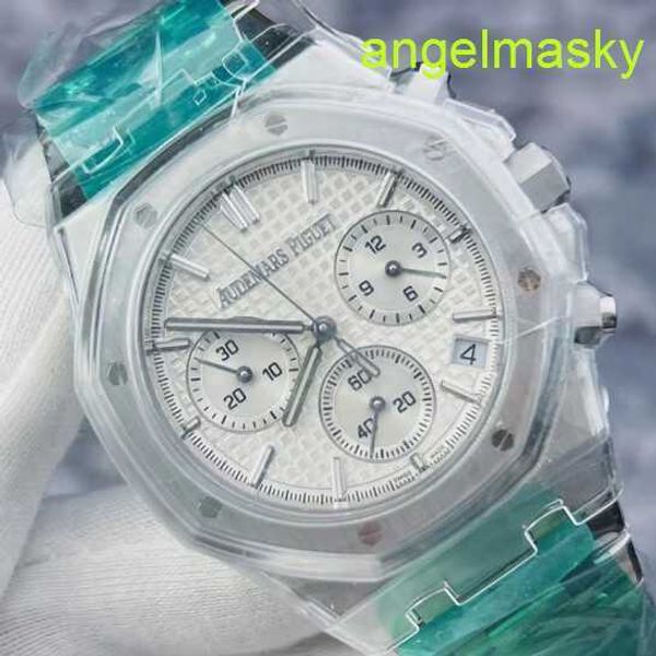 Unisex AP Armband Uhr Royal Oak Serie 41 mm Durchmesser Chronograph Datum Chronograph Automatische Maschinen Männer Luxus Uhr 26240st.OO.1320st.07