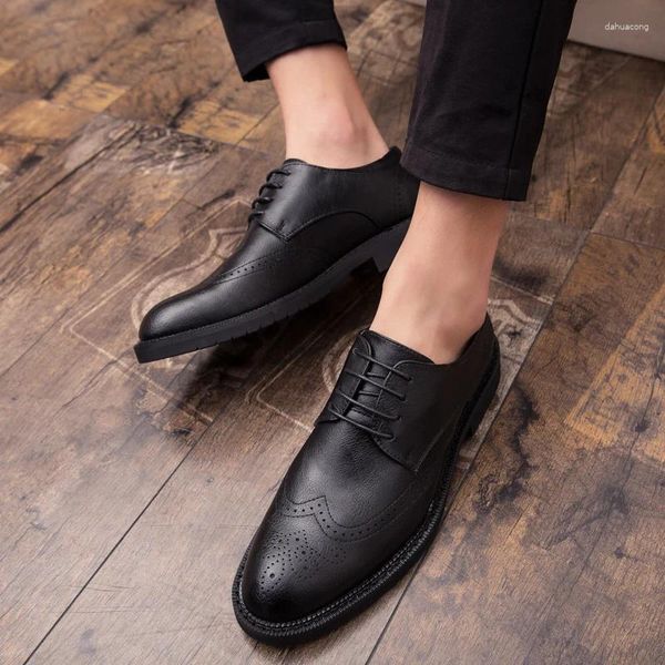 Повседневная обувь мужчина кожа Oxfords Джентльмен Мокасины Sepatu Pria sapatos masculino zapatillas buty meskie iv