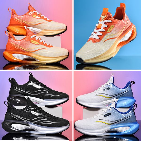 Luftkissen Herrenschuhe 2024 Laufschuhe Schock absorbieren atmungsabstauige weiche alleinige Sportschuhe Designer Laufen Sporttrainingschuhe Trendy Brand Basketballschuhe