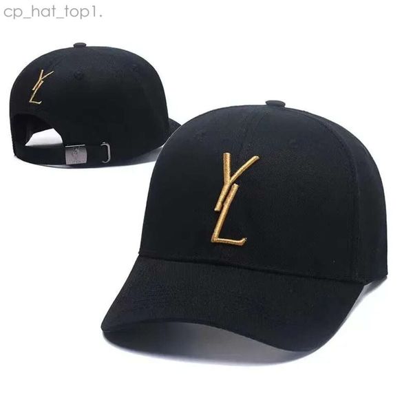YSL Baseball Cap Letter Logo Y Cape Designer Cappello Beanie Cap di lusso Casual Cappello da Sun Hat da sole neutro maschile YSL 4929