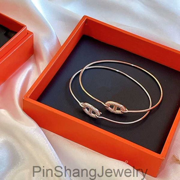 Classici Braccialetti di braccialetti di braccialetti di alta qualità Braccialetti di braccialetti di alta qualità in argento in acciaio di maiale