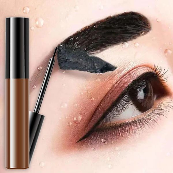 Enhancers Eyebrow Enhancer Farbstoffcreme Henna Tint Pigment Augen braune Augenbrauengel Make -ups langlastend Tattoos Professional ohne Logo