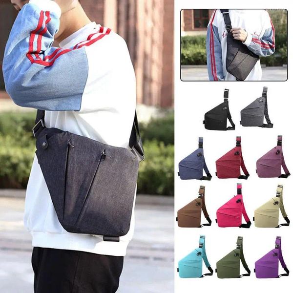 Bolsas ao ar livre para viajar Bolsa de ombro esportiva de menino Moda masculina Casual Crossbody Bex Pasco simples Oxford Storage