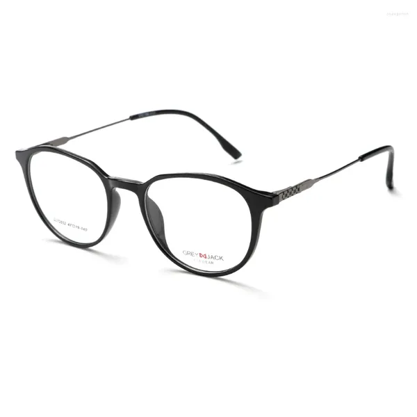 Óculos de sol Quadrões Ultra-Light Flexible TR óculos Retro Retro Redonda óculos homens homens Mulheres ópticas Oculos Myopia espetáculo