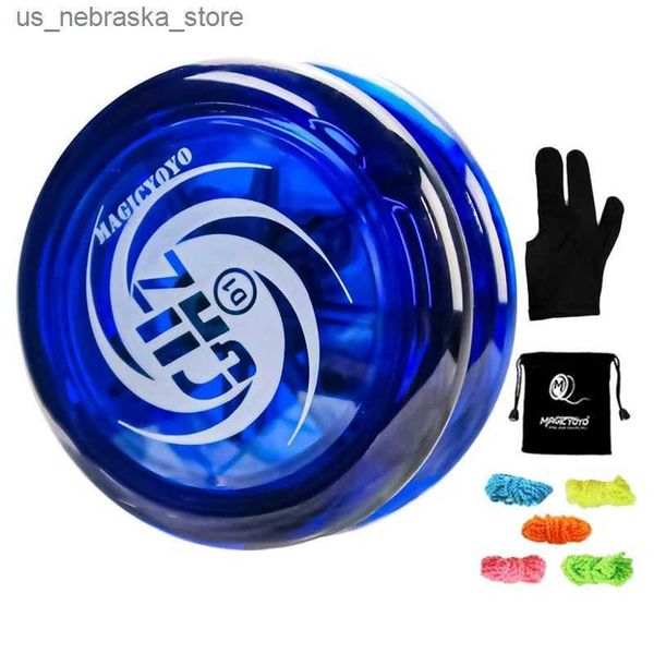 Yoyo yoyo отвечает на Yoyo D1 GHz Professional Magic Yoyo Loop Yoop для детей, начинается с струн йойо+перчатки+сумки yoyo Q240418