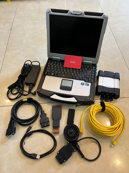 Scanner automático profissional para BMW ICOM Próximo WiFi e Laptop CF31 com 2024.05 Diagnóstico SSD Kit Full Kit Full Kit