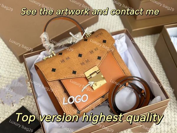 Designer Luxusbrand Handtasche Crossbody Bag Cowide Leder Mode Richtige Edition Hochqualität mit authentischem Logo Siehe Originalbild Kontakt Me12