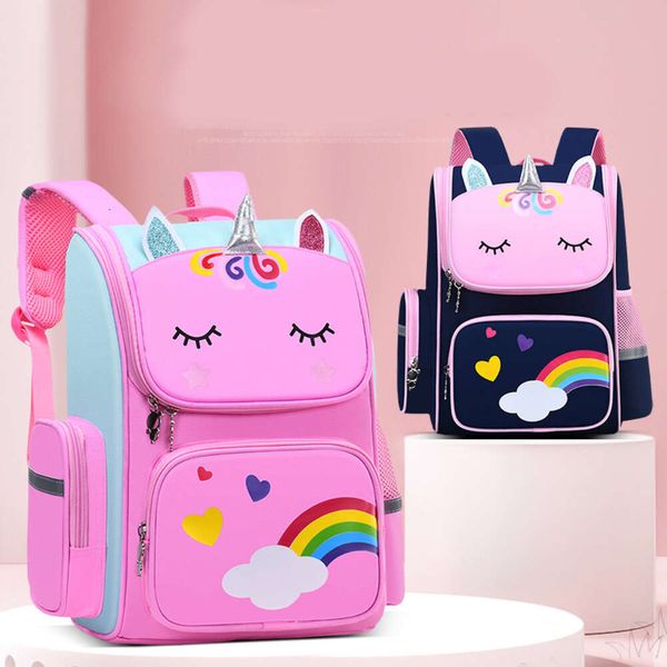 Hot Sell Backpacks Mädchen Buch Rainbow Bag 3D Rucksack Children School Rucksack