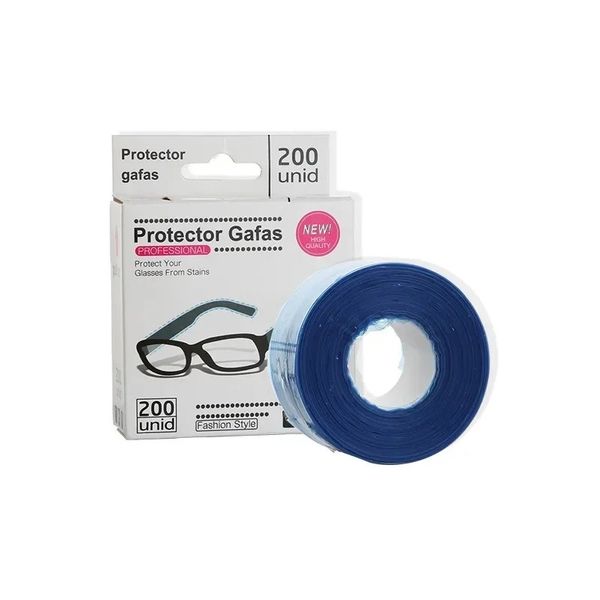 2024 200ps/Box Einweggläser Bein Ärmeln Decken Sie Friseur DIY Friseur Haar Malvorlagen Styling -Werkzeug Brille Protektorzubehör