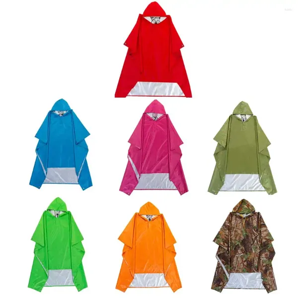 Regenmantel Regenmantel Regen Cape Poncho Picknick Matte Multifunktionales wasserdichtes Zelt Camping Reitschutz -Schutzwerkzeuge Frucht