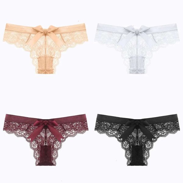 Panties Women's Hollow out sexy Spitze Tanga Triangle Triangle Unterwäsche Pure Lust Style European und American Fashion Girl TS 231031