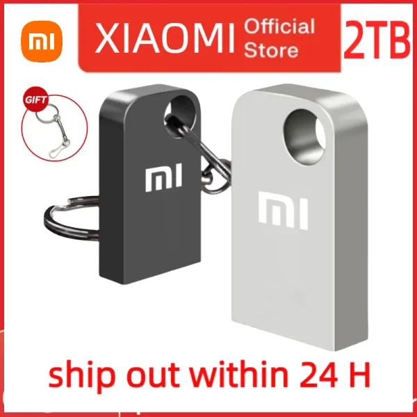 Adapter Xiaomi Original 2 TB 1 TB USB 3.1 Pen -Laufwerk Flash -Antrieb Hochgeschwindigkeitsübertragung Großer Kapazitätsabwickler für Berechnung für Berechnung