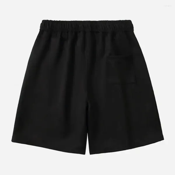 Shorts masculinos homens casuais atléticos de verão com gola elástica da cintura