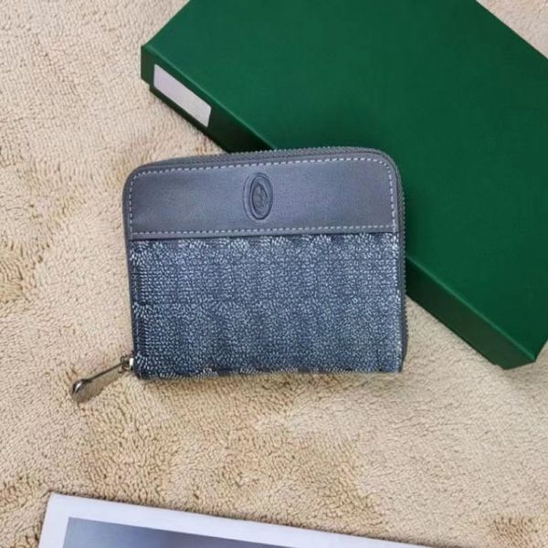 Designerinnen Kurzzipper Beutel Brieftasche kleine Taschenpocket -ID -Kartenschlüsselbeutel Herren Kartenhalter Schlüssel Brieftaschen Passhalter Lederkartenkoffer Coin -Geldbörse Schlüsselbund