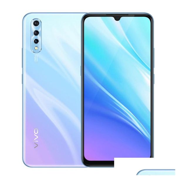 Vivo Orijinal Y7S 4G LTE Cep Telefonu 6GB RAM 128GB ROM Helio P65 Sekiz Çekirdek Android 6.38 inç FL SN 16MP Wake Yüz Kimliği Akıllı Mobil Dro DHXAU