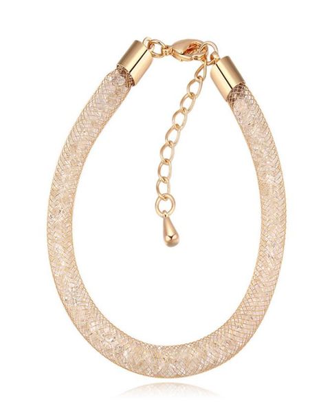 Новый дизайн колен Magic Bag Metal Bracelets для женщин настоящий хрусталл от Rovski Fashion Bangle свадьбы ювелирные украшения подарки 3481982