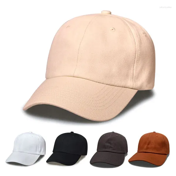 Caps de bola Classic Solid Color Baseball Cap ao ar livre Sun Sun Sun Hat Unisex Summer Summer Trucker Pai