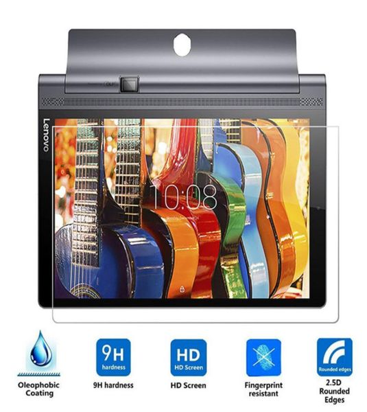 25D Temperierter Glasschild -Protektor Film für Lenovo Yoga Tab 3 80 101 YT3850F X50F X50M Tab3 Pro Tab3 plus X90 Tablet -Bildschirm G7297210