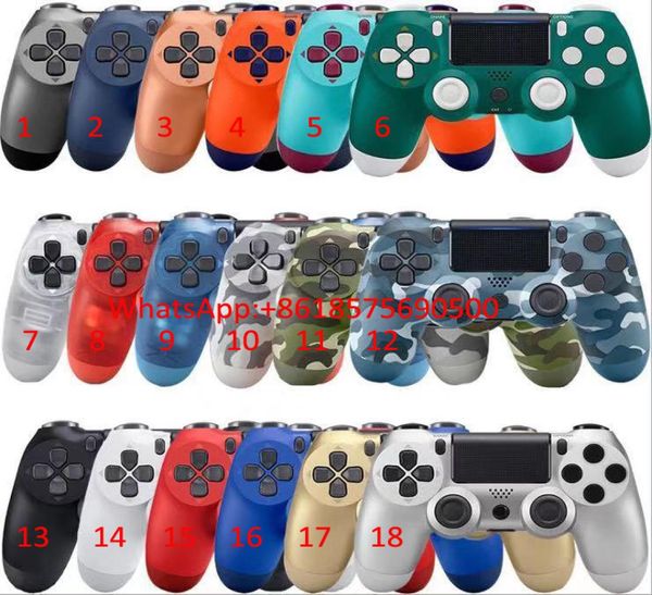 Controller Bluetooth wireless PS4 per Sony Play Station 4 Joypad Games Shock Gamepad con box di vendita al dettaglio Drop Drop DHL4304571