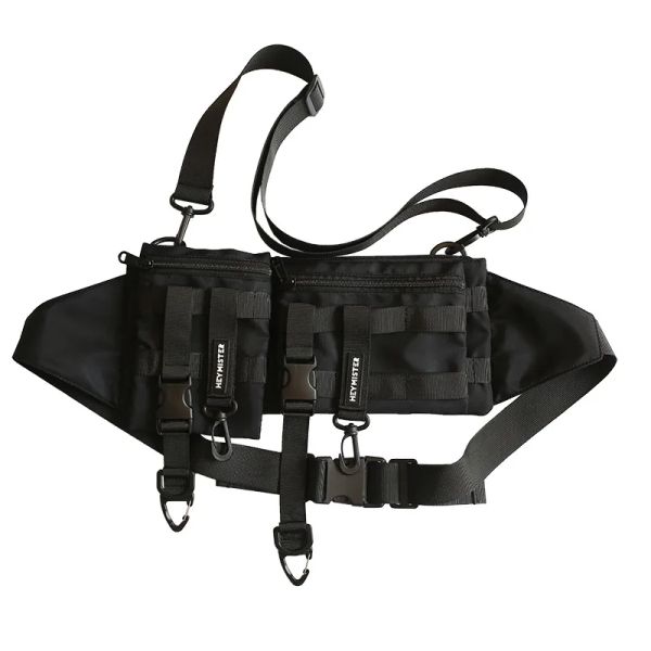 Упаковка Techwear Multipcoceclecke Tactical Pula Pack Casual Phone Pouch Outdoor Runge Hip Hop Budt Sags Сумки уличная одежда уличная одежда