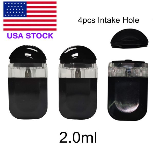 USA Stock 2Ml Pen de vape descartável 280mAh Bateria recarregável Bateria grossa de óleo portátil Kits de estater em