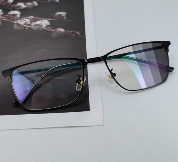 Sonnenbrille pochromische Übergangsbrille für Frauen Männer Anti -Strahlung Blau Licht Austauschbares klares Kratzlinsenquadrat5432062