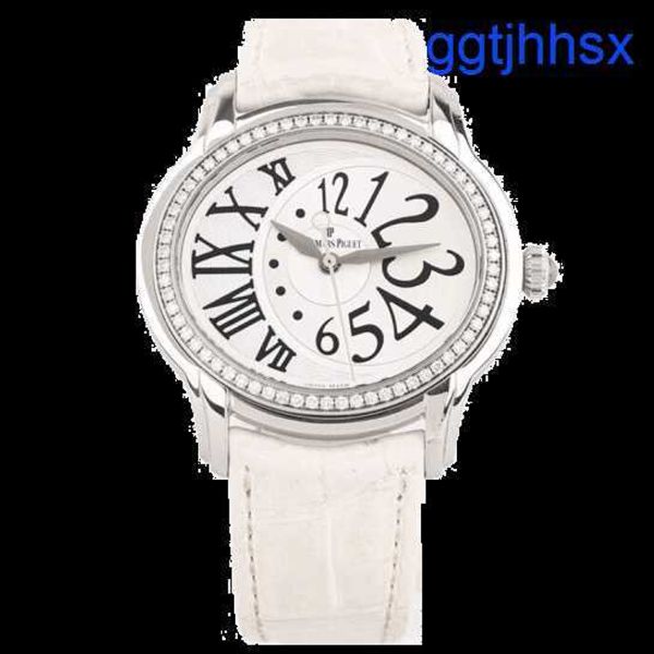 Popular AP Wrist Watch Series Millennium Série Automática Máquinas Ladies Precision Steel Diamond Relógio de lazer de luxo SWISS SUSPECIMENTO 77301ST.ZZ.D015CR.01