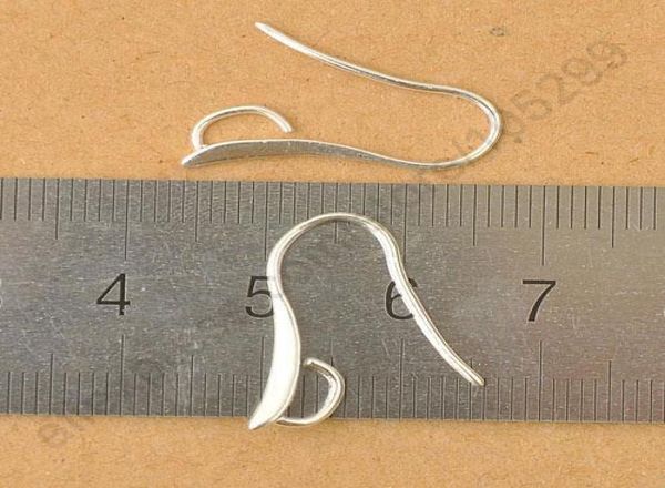 100x fai -da -te che creano 925 risultati di gioielli in argento sterling per le orecchie del pizzico di gancio per perline di pietre di cristallo1537889