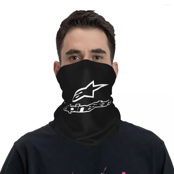 Scures Motorsport Rennliebhaber Bandana Accessoires Halsabdeckung gedruckter Motorrad -Rohr -Gesichtsschalmaske für das Reiten atmungsaktiv