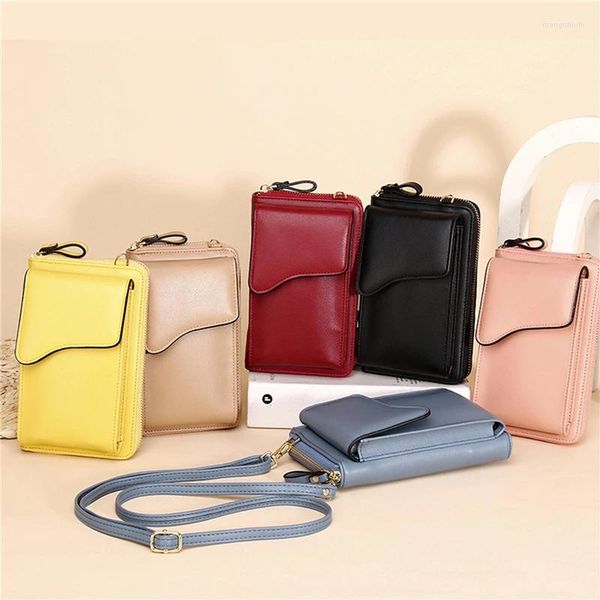 Bolsas de ombro de ombro de alta qualidade de couro pu pequeno bolsa casual bola crossbody for women women pocket girl girl mini messenger