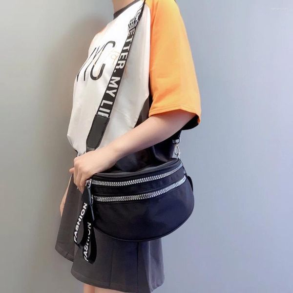 Сумки для плеча женская сумка 2024 Оксфордский ткани мессенджер корейский дизайнер один мода