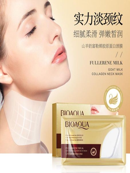 5 Collagen Collagen Crystal Mask Mask Увлажняющая анти -морщина против старения питательница отбеливающая маска для шеи кожа Carenew9659194