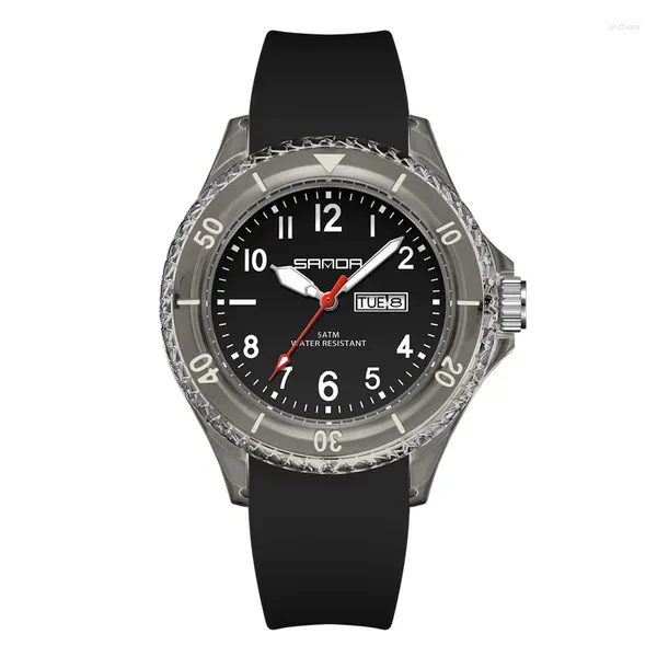 Armbanduhrenbeobachter Mode Männer/Damen Armbanduhren Quarz Uhr Ehepaar echtes Leather Casual Sports Uhren