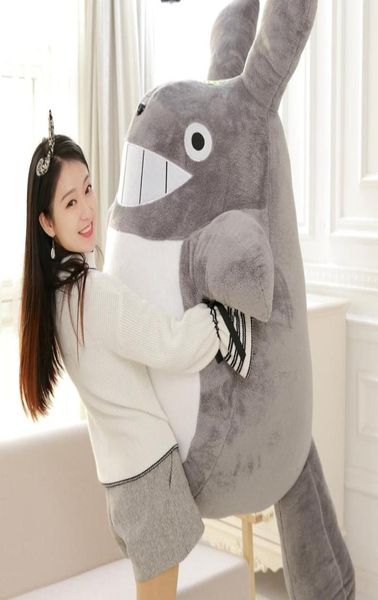 Kawaii Soft Jumbo Totoro Plüsch Spielzeuggiganten Anime Totoro Puppenspielzeug Cartoon Stoffkissen für Kinder Freund Geschenk DY505954140456