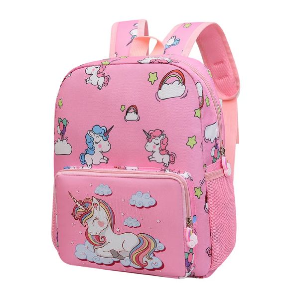 Taschen niedliche Einhornmuster 2023 Kinderschule für Mädchen Kinderkinder Rucksack für 25 Jahre Little Princess Girl Kindergärten Tasche