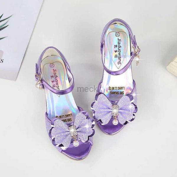 Sandals Princess Girls The Ware Shoes Детские сандалии красочные блестки на высоких каблуках обувь для девочек сандалии.