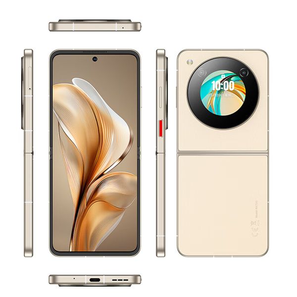 Orijinal Nubia Flip 5g Katlanabilir Cep Telefon Mini 8GB RAM 256GB ROM Snapdragon 7 Gen1 Android 6.9 