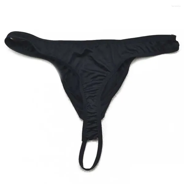 Underpants Männer sexy Dessous Beutel G-Strings T-Back Hanging Ring String Unterwäsche Gay Sissy Slips bequeme Low Taille Underpanthips Höschen