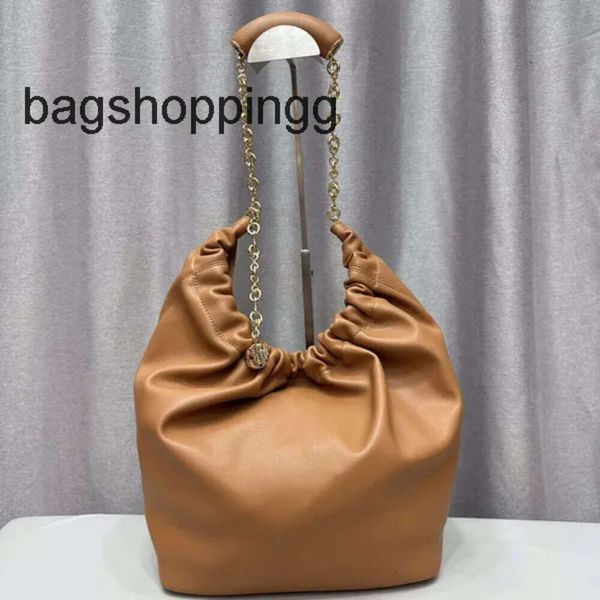 Кожаные сумки новая торговая луна дизайнерская мощность Gold Squeeze Chain Single Sagcs сумки с большой девочкой Испания 2024 Сумочки женская мода xj73