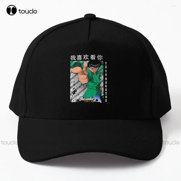 Ballkappen Yusuke Urameshi Baseball Cap Cowgirl Hüte Frauen personalisierte Custom Unisex Erwachsene Jugendliche Sommersonne lustig