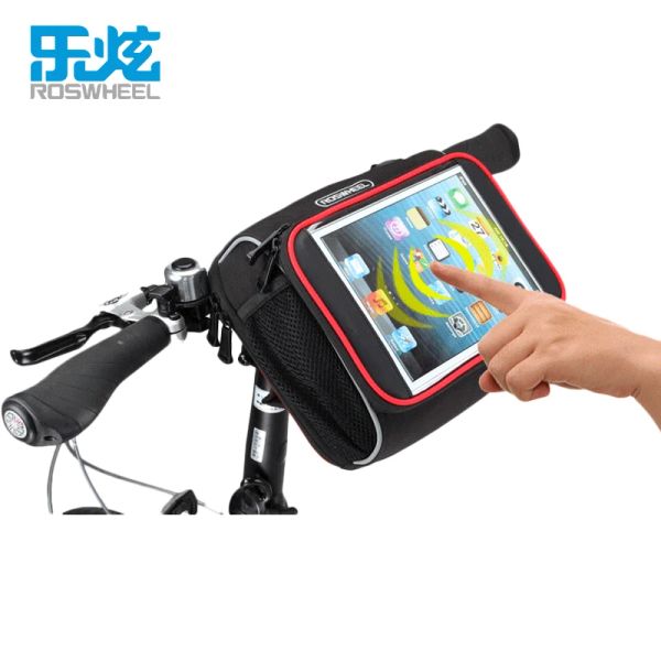 Bolsas Rosos Rosos Rosos Bicicleta Bacha Bolsa Pós -Armazenamento Bolsa Ciclista MTB Estrada Bicicleta dobrável Panier traseiro Back Package Storage