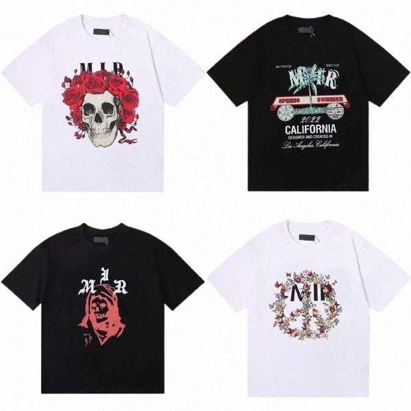 tmens Frauen Designer T-Shirts Kurzes Sommer FI Printed Shirt Casual mit Markenbrief hochwertige Designer T-Shirt Hip Hop Streetwear T-Shirts 00 F9ZV#