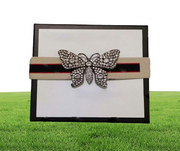 2021 Модная кнопка бабочек эластичная силовая ремень с дизайнером коробки мужчин высококачественные мужские ремни AAA2081188226