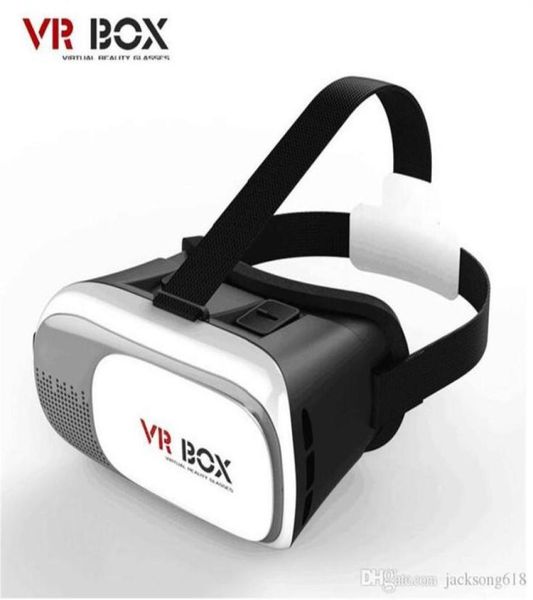 VR Box 3D óculos Headset Virtual Reality Phones Case Google Filme de papelão remoto para smartphone vs engrenagem de cabeça de montagem VRB9685523