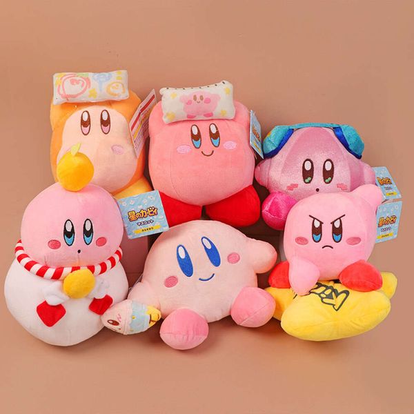 Hochwertige Kirby -Stoffspielzeug Kawaii süße Plüschpuppe Cartoon Weiche Peluche Kinder Weihnachtsgeburtstag Geschenk