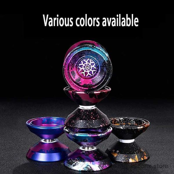 Yoyo Klasik Spor Oyuncakları Çocuklar İçin Profesyonel Magic Metal Yoyo 10 Top Rulman Alaşımlı Alüminyum Yüksek Hızlı Hızlı Yanıt Vermez