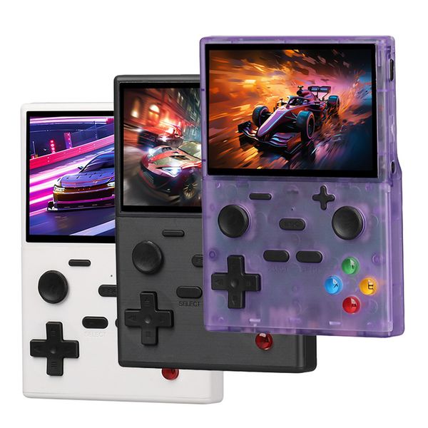 XGB35 Game Console HD Screen 3,5-дюймовая каркасная игра 8 ГБ Linux System 3D Двойная джойстика музыка для SFC NES GBA MD PS1 Arcade 10 Simulators PK R36s